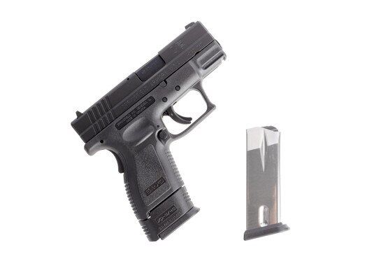 Springfield Armory 9mm subcompact XD-9 handgun includes a flush fit and one extended steel magazine
